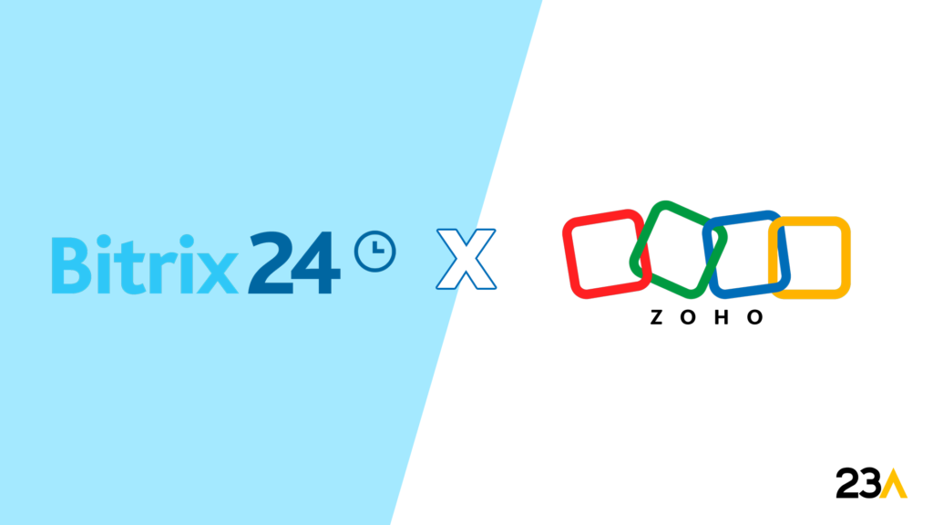 Portada del artículo Bitrix24 vs Zoho | 23A Digital