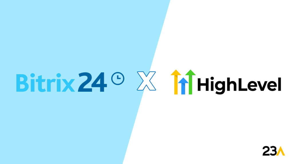Portada del artículo ¿Bitrix24 o GoHighLevel CRM? Vea las diferencias antes de contratar | 23A Digital