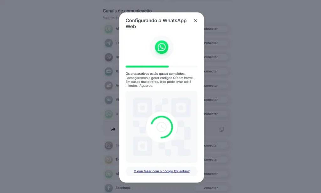 Generar código QR para integrar WhatsApp en Bitrix24 | 23A